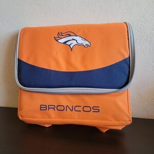 Broncos Orange and Blue Men's Toiletry Bag